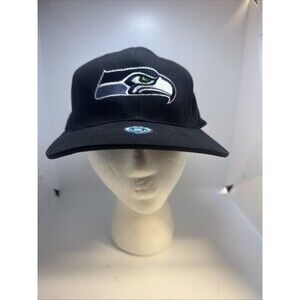 VTG LOGO 7 Seattle Seahawks Light-Up Hat Black NFL Cap Lightwear Bellingham WA